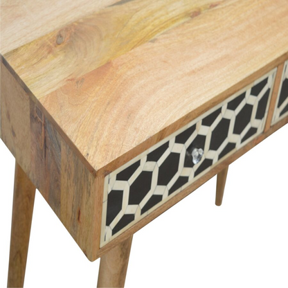 Bone Inlay Console Table